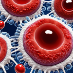 **A vibrant illustration showcasing the key components of blood (red blood cells, white blood cells, platelets) flowing through a blood vessel, with labels highlighting their respective functions: oxygen transport, immune defense, and blood clotting. Style: Educational, colorful, and visually appealing.**